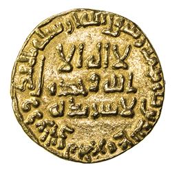 ABBASID: al-Mansur, 754-775, AV dinar (4.23g), NM, AH137. VF