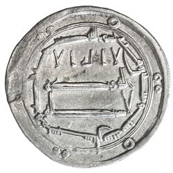 ABBASID: al-Mahdi, 775-785, AR dirham (2.90g), Sijistan, AH166. VF
