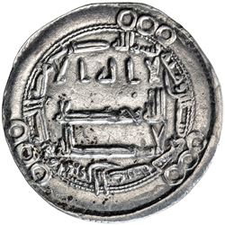 ABBASID: al-Hadi, 785-786, AR dirham (2.62g), Harunabad, AH169. VF