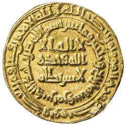 ABBASID: al-Mutawakkil, 847-861, AV dinar (4.24g), Marw, AH234. EF