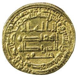 ABBASID: al-Mu'tamid, 870-892, AV dinar (4.08g), Misr, AH258. VF