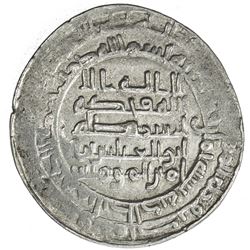 ABBASID: al-Muqtadir, 908-932, AR dirham (3.53g), Antakiya, AH308. VF