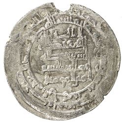 ABBASID: al-Muqtadir, 908-932, AR dirham (3.69g), al-Rahba, AH318. VF