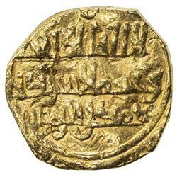 KHAZRUNID: Muhammad b. ??, first half of the 11th century, AV dinar (2.74g), NM, ND. VF