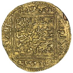 MERINID: Abu Zayd 'Abd al-Rahman, 1374-1382, AV dinar (4.63g), NM, ND. VF
