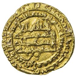 TULUNID: Khumarawayh, 884-896, AV dinar (4.72g), al-Rafiqa, AH276. VF
