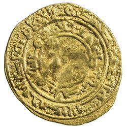 FATIMID: al-Mu'izz, 953-975, AV 1/4 dinar (1.01g), Siqilliya, AH345. F