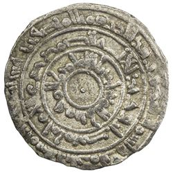 FATIMID: al-Mu'izz, 953-975, AR 1/2 dirham (1.45g), al-Mansuriya, AH357. EF