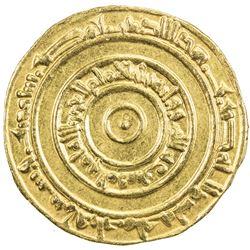 FATIMID: al-'Aziz, 975-996, AV dinar (4.18g), Misr, AH366. EF-AU