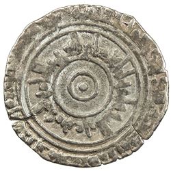 FATIMID: al-'Aziz, 975-996, AR 1/2 dirham (1.52g), al-Qahira al-Mahrusa, AH383. VF