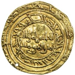 FATIMID: al-Hakim, 996-1021, AV dinar (4.17g), al-Mansuriya, DM. VF