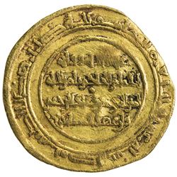 FATIMID: al-Hakim, 996-1021, AV dinar (4.01g), Misr, AH410. VF