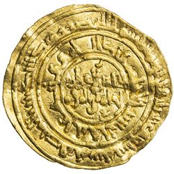 FATIMID: al-Zahir, 1021-1036, AV dinar (3.95g), al-Mansuriya, AH427. VF