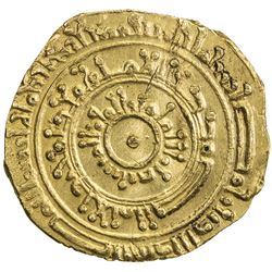 FATIMID: al-Mustansir, 1036-1094, AV dinar (4.27g), Misr, AH472. EF