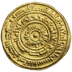 FATIMID: al-Mustansir, 1036-1094, AV dinar (3.88g), Tarabulus (Trablus), AH441. VF