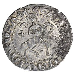 SELJUQ OF RUM: Kaykhusraw II, 1236-1245, AR bilingual tram (2.87g), Sis, AH639. EF