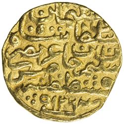 OTTOMAN EMPIRE: Suleyman I, 1520-1566, AV sultani (3.39g), Kostantiniye, AH926. VF