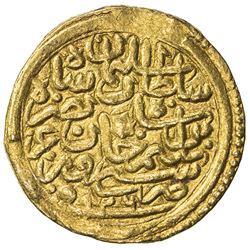 OTTOMAN EMPIRE: Suleyman I, 1520-1566, AV sultani (3.47g), Siroz, AH926. VF