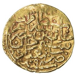 OTTOMAN EMPIRE: Murad III, 1574-1595, AV sultani (3.49g), Baghdad, AH982. VF-EF