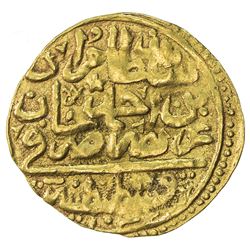 OTTOMAN EMPIRE: Murad IV, 1623-1640, AV sultani (3.30g), Kostantiniye, AH1032. VF