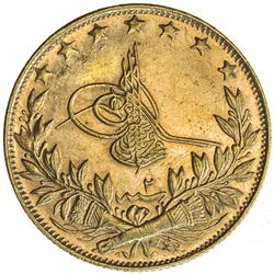 TURKEY: Mehmet VI, 1918-1924, AV 100 kurush, Kostantiniye, AH1336 year 2. UNC