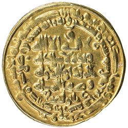 BUWAYHID: Baha' al-Dawla, 989-1012, AV dinar (3.69g), Suq al-Ahwaz, AH399. EF