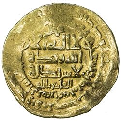 GHAZNAVID: Mahmud, 999-1030, AV dinar (4.24g), Herat, AH398. F-VF