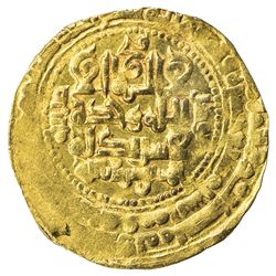 SELJUQ OF WESTERN IRAN: Mahmud II, 1118-1131, AV dinar (3.53g), Isfahan, AH517. VF-EF