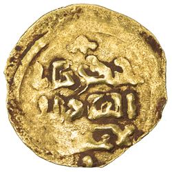 GREAT MONGOLS: Chingiz Khan, 1206-1227, AV dinar (1.82g), Bukhara, DM. VF