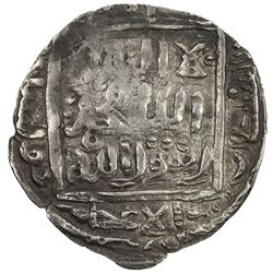 SHAHS OF BADAKHSHAN: Dawlatshah, 1291-1294, AR dirham (2.39g), Badakhshan, AH691. VF