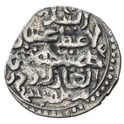 GOLDEN HORDE: Toqtu, 1291-1312, AR dirham (1.43g), Ukek, ND. F-VF