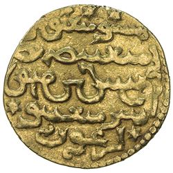 ILKHAN: Arghun, 1284-1291, AV dinar (4.34g), Tabriz, AH686. VF