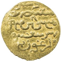 ILKHAN: Arghun, 1284-1291, AV dinar (3.98g), Tabriz, AH690. EF