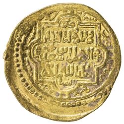 ILKHAN: Abu Sa'id, 1316-1335, AV dinar (7.79g), Shiraz, AH720. VF