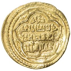 ILKHAN: Abu Sa'id, 1316-1335, AV dinar (8.59g), Baghdad, AH724. VF-EF