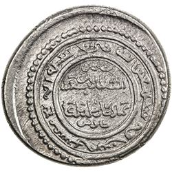 ILKHAN: Abu Sa'id, 1316-1335, AR 6 dirhams (10.73g), Ta'us (= Abarquh), AH724. EF