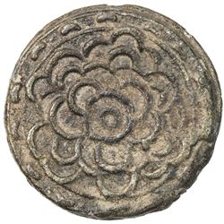 BRUNEI: Anonymous, 18th-19th century, anepigraphic tin pitis (5.39g). EF