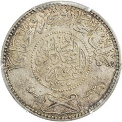 HEJAZ & NEJD: 'Abd al-'Aziz b. Sa'ud, 1926-1953, AR riyal, Makka al-Mukarrama (Mecca), AH1348. PCGS