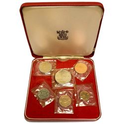 MUSCAT & OMAN: Sa'ud b. Taimur, 1932-1970, 6-coin proof set, AH1390 (1970)