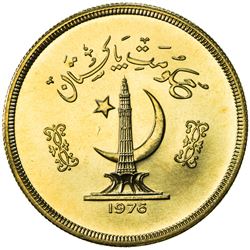 PAKISTAN: Islamic Republic, AV 3000 rupees, 1976. BU