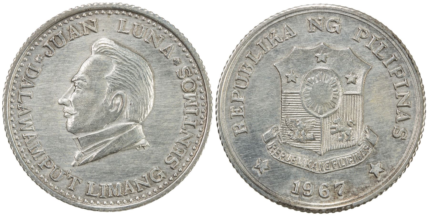 Philippines Lot Of 4 Pattern Coins All 25 Sentimos Or 25 Centavos Philippines Lot Of 4 Pattern Coins All 25 Sentimos Or 25 Centavos