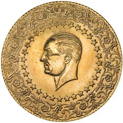 TURKEY: AV 500 kurush monnaie de luxe (35.05g), 1966. BU
