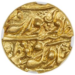 KISHANGARH: Madan Singh, 1900-1926, AV mohur (10.96g), ND. NGC MS64