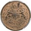 Image 1 : BRITISH INDIA: Victoria, Queen, 1837-1876, AE 1/12 anna, 1848. PCGS MS64