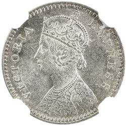 BRITISH INDIA: Victoria, Empress, 1876-1901, AR 2 annas, 1878(c)