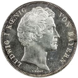 BAVARIA: Maximilian I, 1825-1848, AR double thaler, 1839. NGC MS63