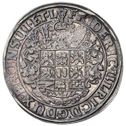 BRUNSWICK-WOLFENBUTTEL: Frederick Ulrich, 1613-1634, AR thaler, 1624. VF-EF