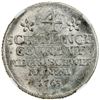 Image 2 : MECKLENBURG-SCHWERIN: Friedrich II, 1756-1785, AR 4 schilling, 1763. NGC MS63