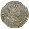 Image 1 : PRUSSIA: Friedrich II, 1740-1786, AR 18 groschen (tympf), Konigsberg, 1755-E. NGC AU