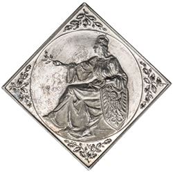 SAXONY: AR klippe medal, 1900. AU